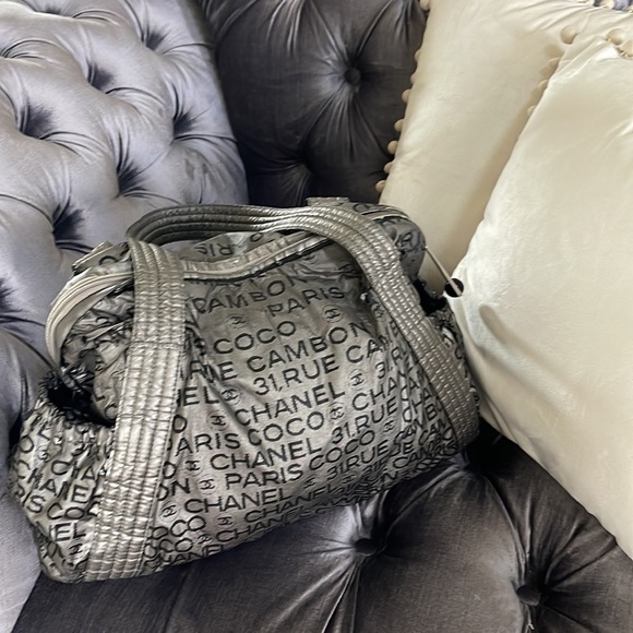 Chanel Rue Cambon 32 Silver Hobo Shoulder Bag         Chanel bag 🔥🔥🔥 - Picture 7 of 12